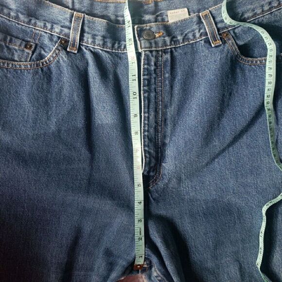 VTG Levi's 550 Jeans Relaxed Tapered 20 W S USA MADE High Rise 36 x 28 2000 Y2K - Picture 14 of 16